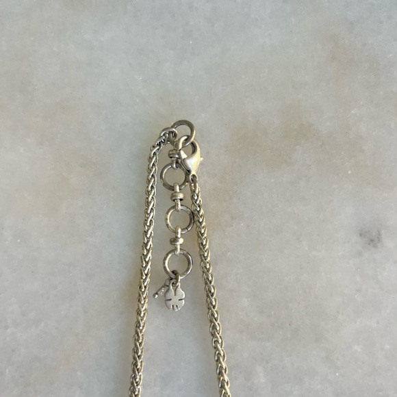 Lucky Brand Western Turquoise Silver Necklace Drop Jewel Bohemian Boho Chic - Picture 4 of 5